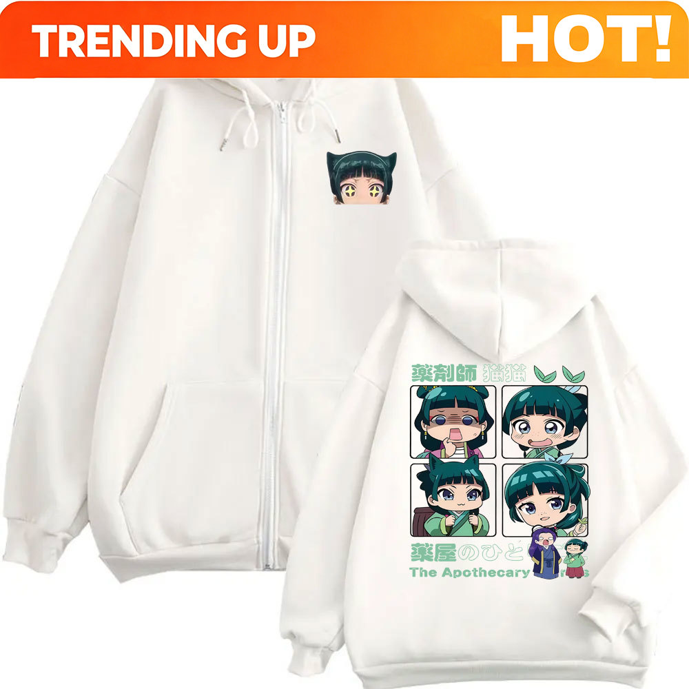 Hoodie Women Oversized - Custom Anime The Apothecary Diaries Maomao