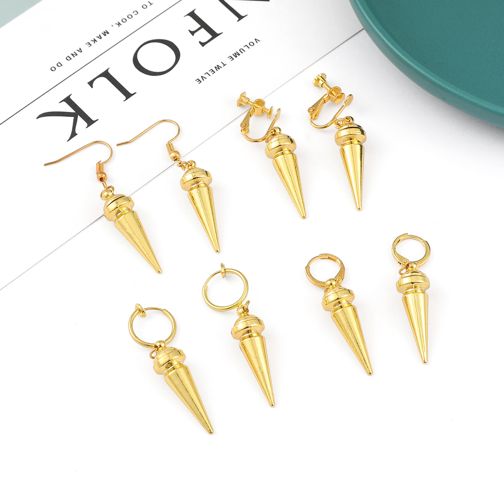 Women Fashion Model - Fashion Anime Golden Color Awl Minimalist