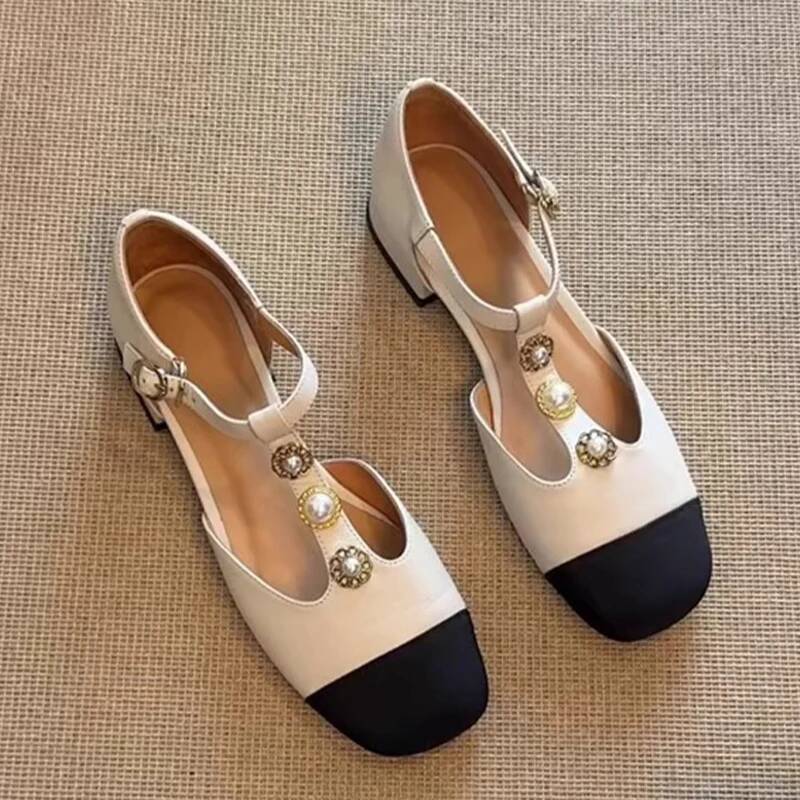 Women Fashion Designer - Women Square Toe Heeled Sandals Summer