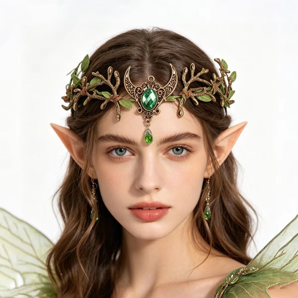 Women Fashion Designer Dresses Photos - Fashion Forest Theme Elven Crown Fantasy
