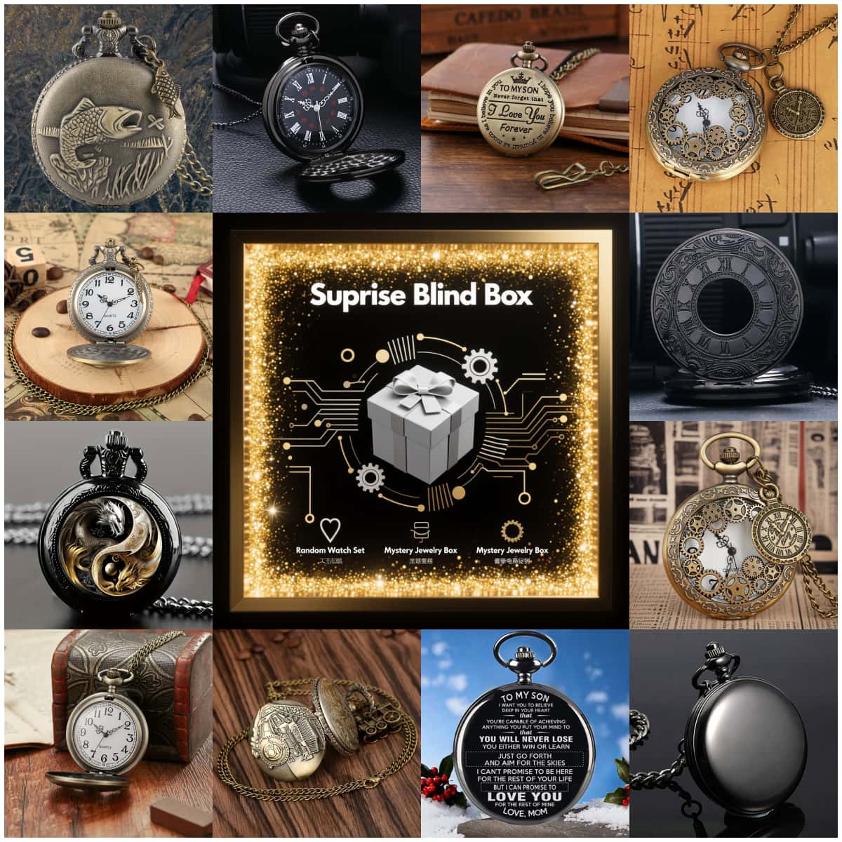 1PC Surprise Mystery Watch Bli - огляд і ціна Fashion Women Watch