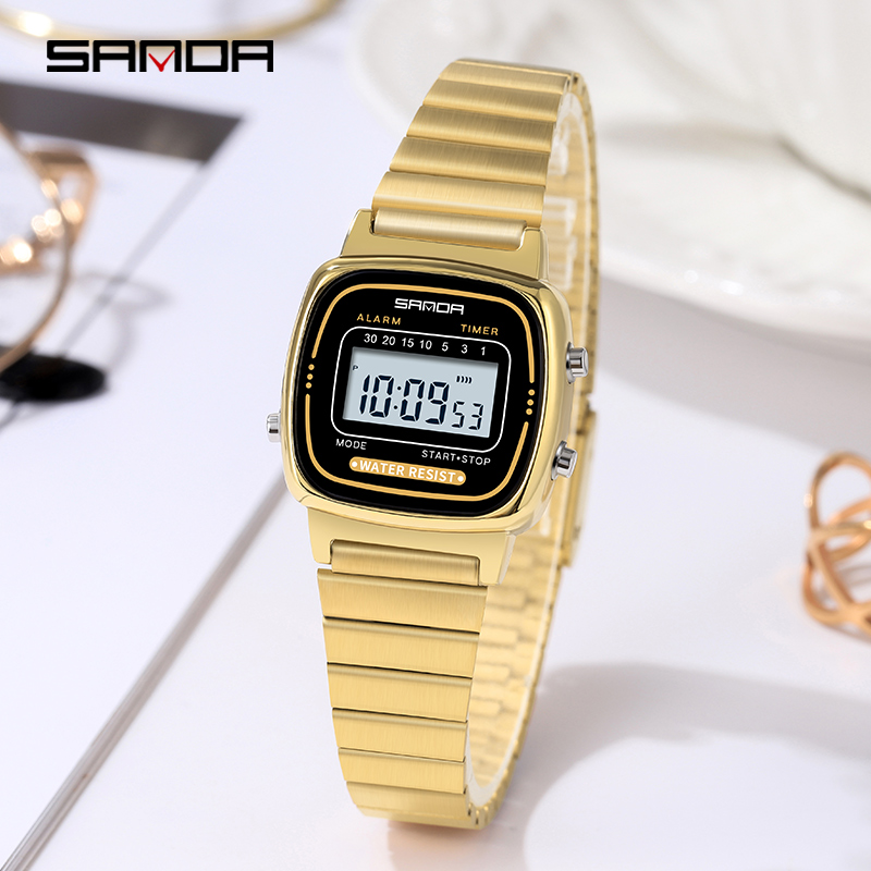 SANDA 6053 Electronic Watch Fa - огляд і ціна Women Fashion Zone
