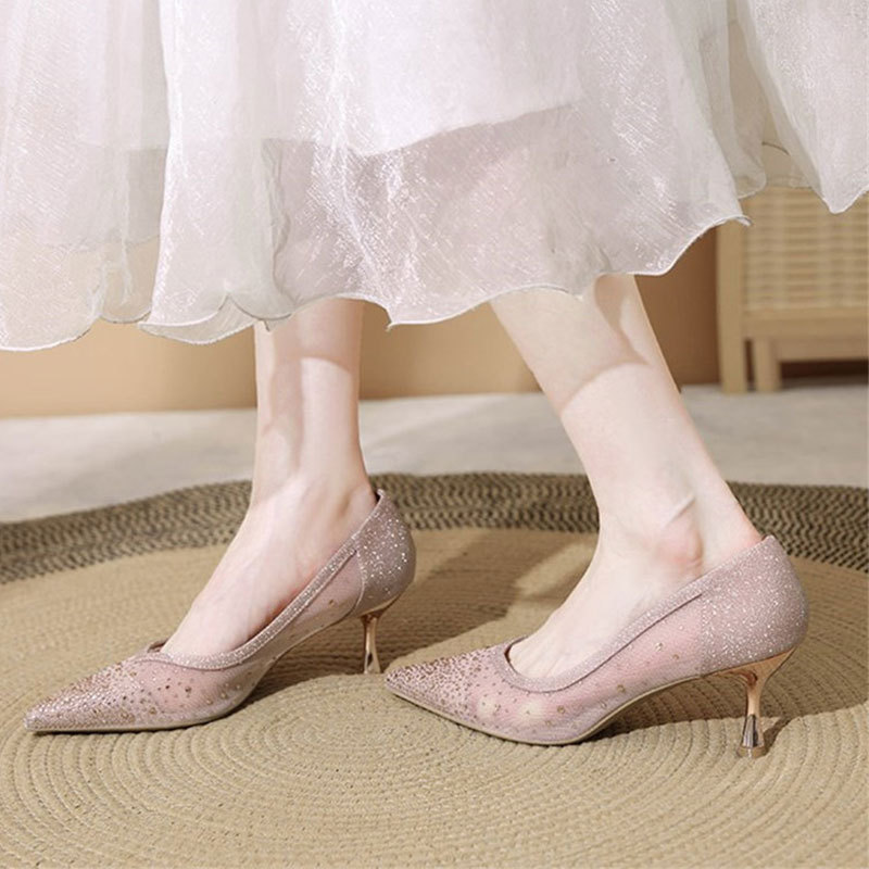 Slip-On High Heel Sandals - Cr - огляд і ціна Women Fashion Trend 2026