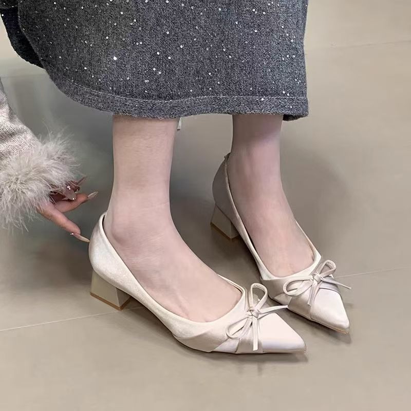 Retro Mid-length Single Shoes  - огляд і ціна Women'S Fashion Shoes