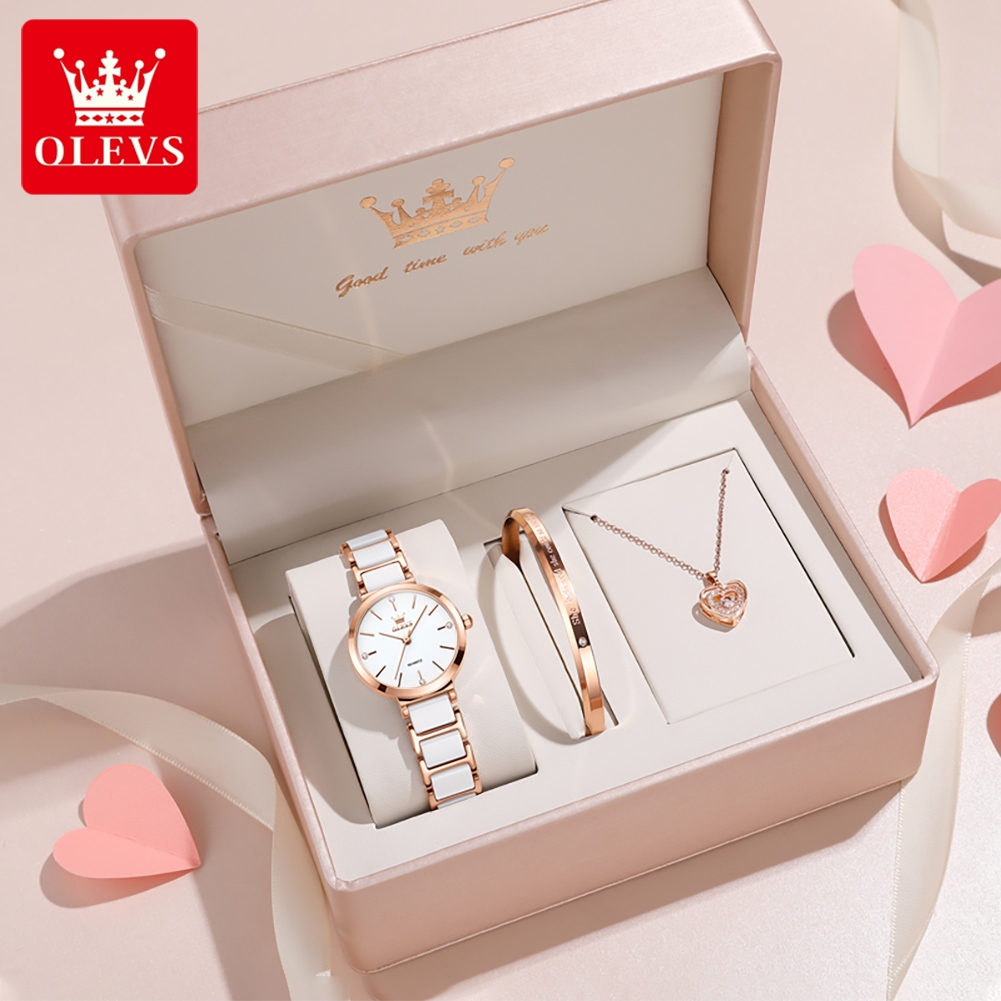 OLEVS Women Watch 5877 Luxury  - огляд і ціна Fashion Women Watch