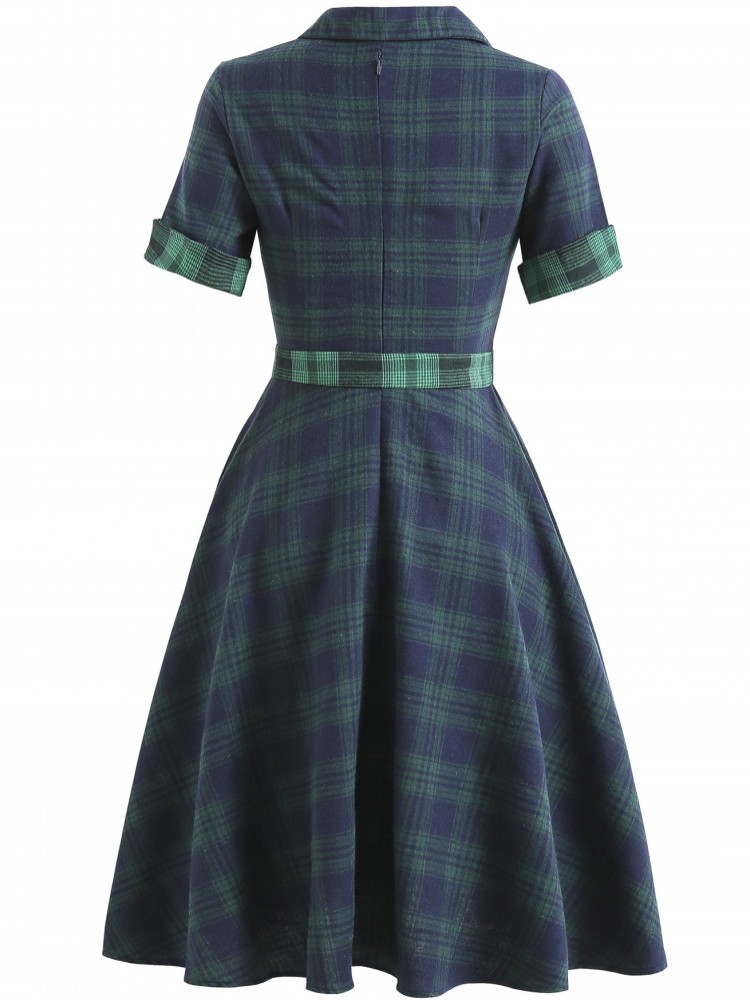 Women Pin Up Lattice Print Cas - огляд і ціна Women'S Fashion Of The 50S