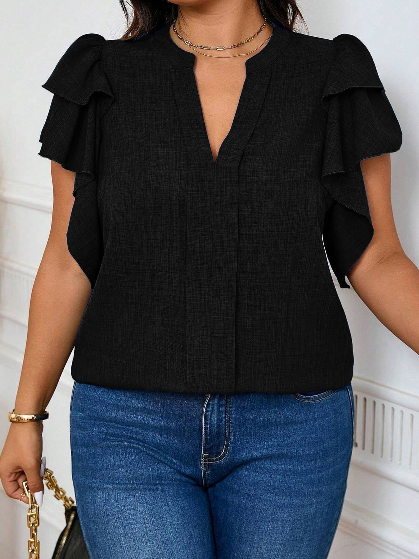 Women's Plus-Size Elegant Tier - огляд і ціна Women'S Fashion Jersey