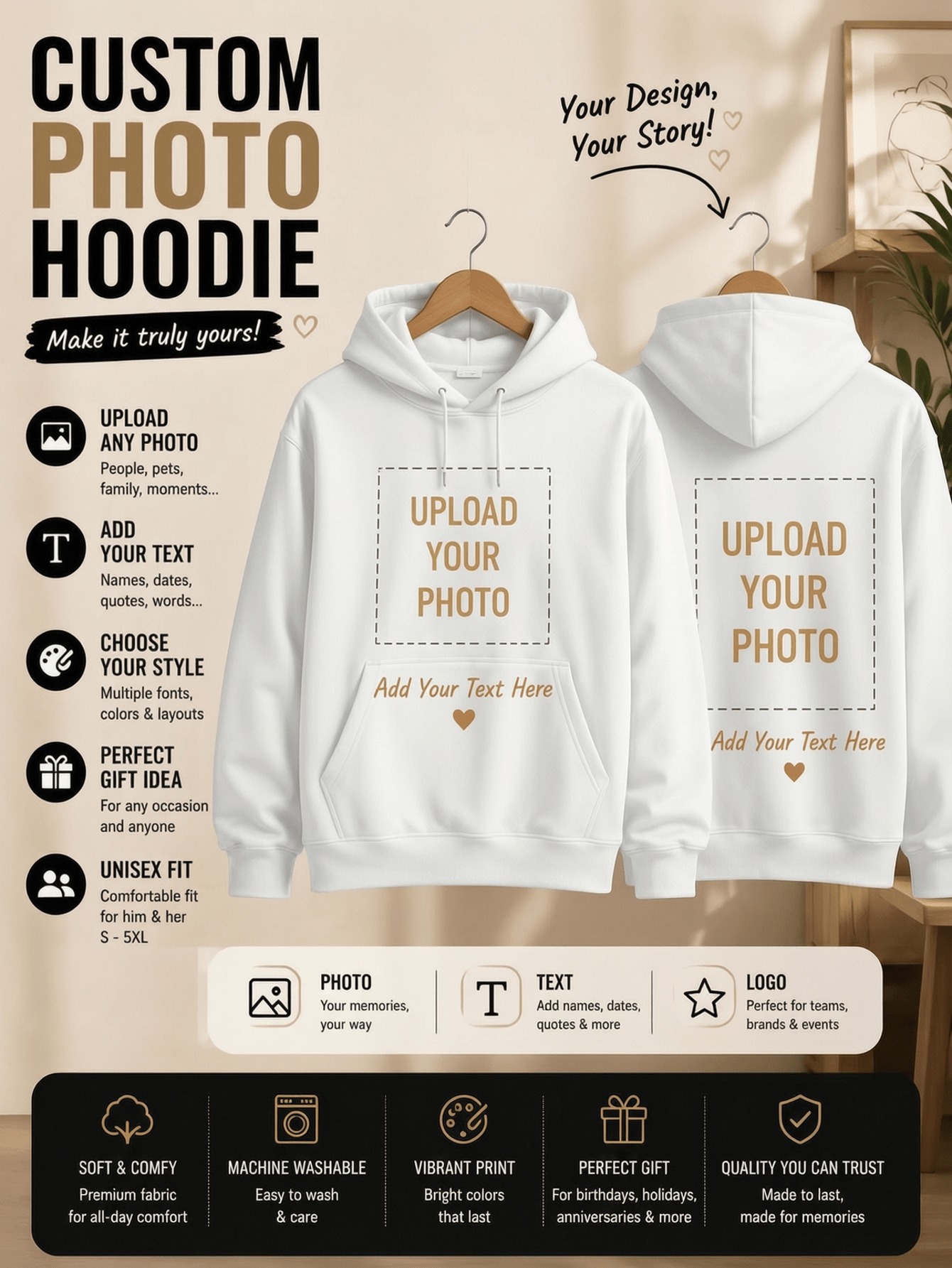 Winter Customize Womens Hoodie - огляд і ціна Hoodie Women Oversized