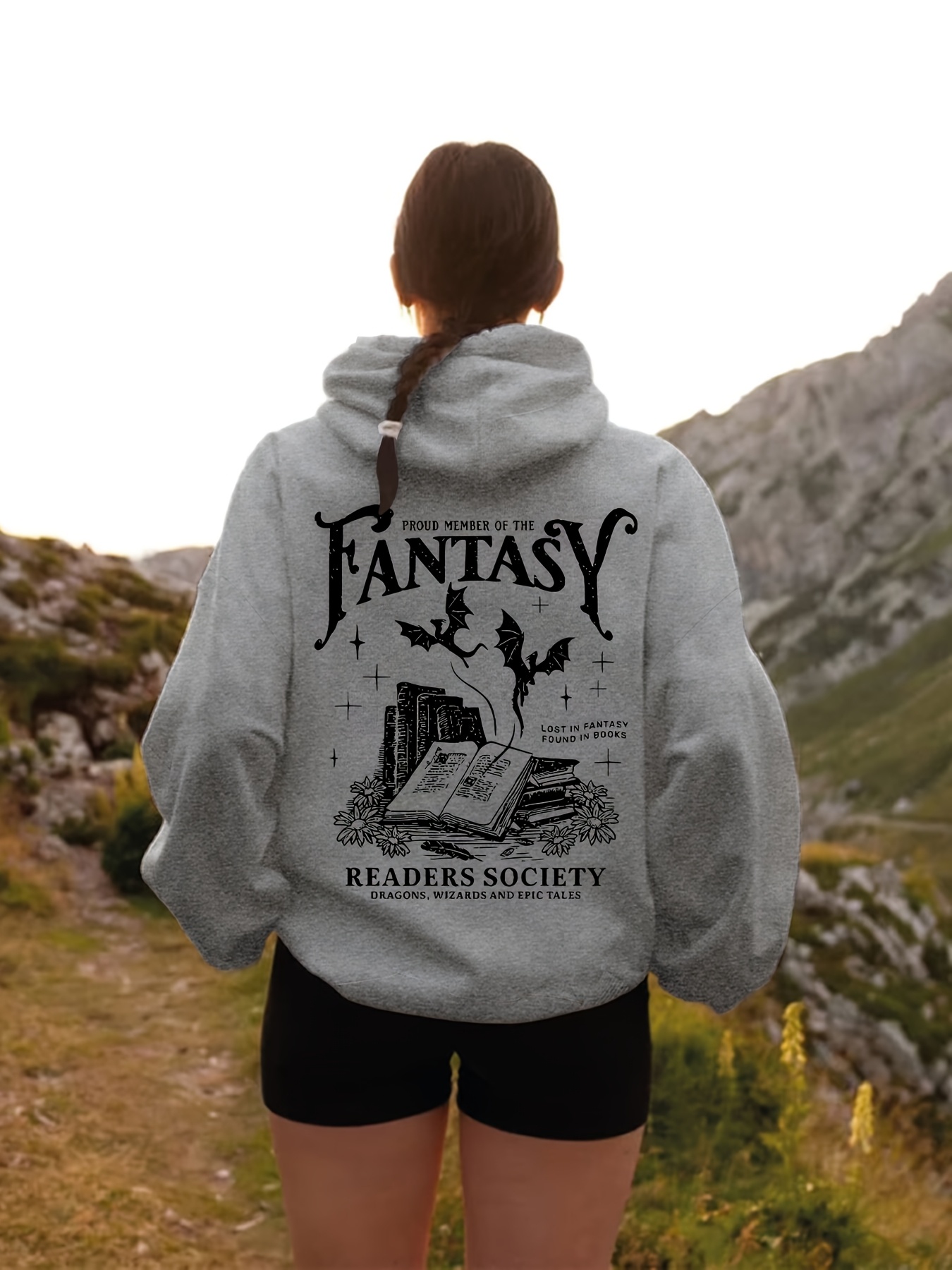 Women Fantasy Readers' Club Ho - огляд і ціна Hoodie Women Oversized