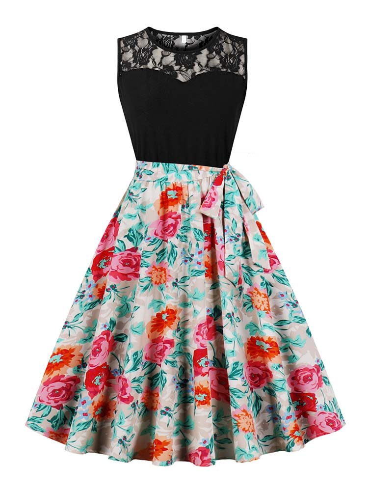 Elegant High Waist Sleeveless  - огляд і ціна Women'S Fashion Of The 50S