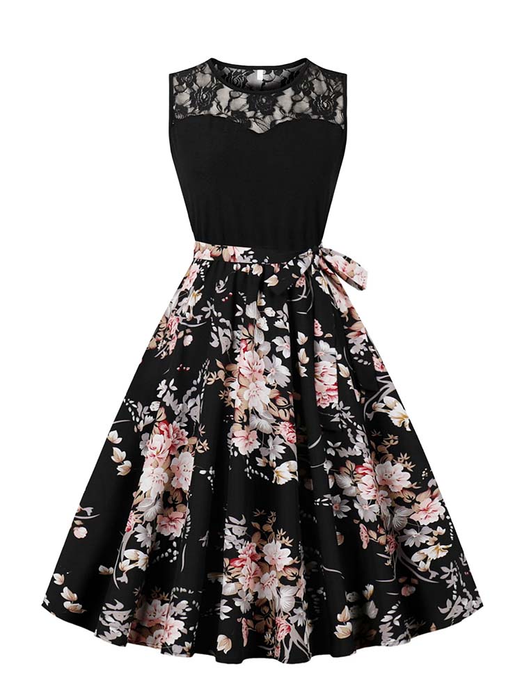 Elegant High Waist Sleeveless  - огляд і ціна Women'S Fashion Of The 50S