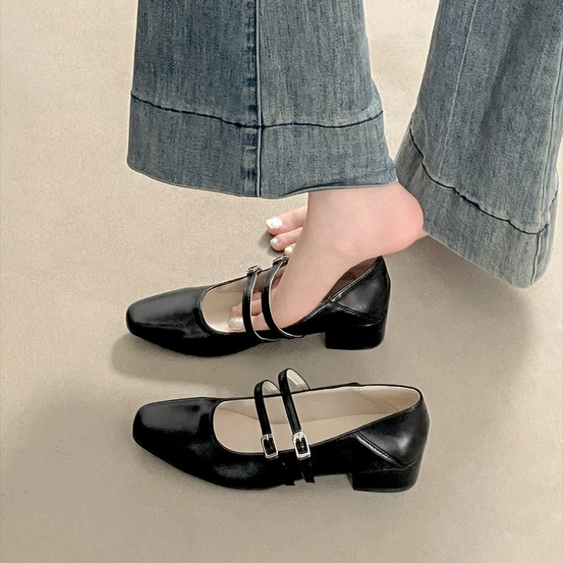 Square Toe Low Heel Women Silv - огляд і ціна Women'S Fashion Shoes