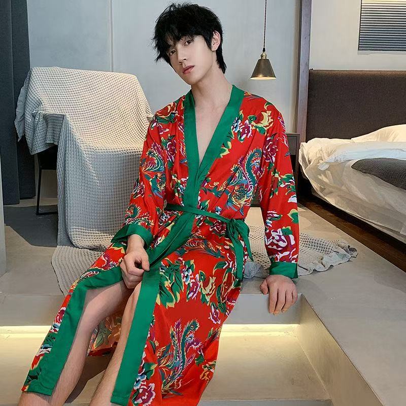 Classic Chinese Style Long Rob - огляд і ціна Women'S Fashion Pajamas