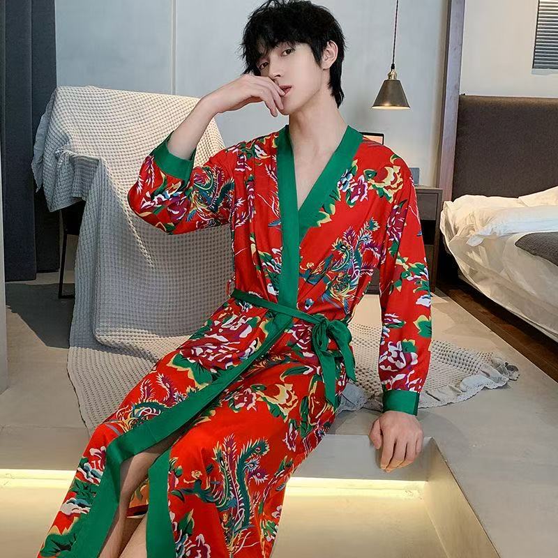 Classic Chinese Style Long Rob - огляд і ціна Women'S Fashion Pajamas