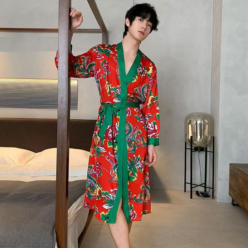 Classic Chinese Style Long Rob - огляд і ціна Women'S Fashion Pajamas