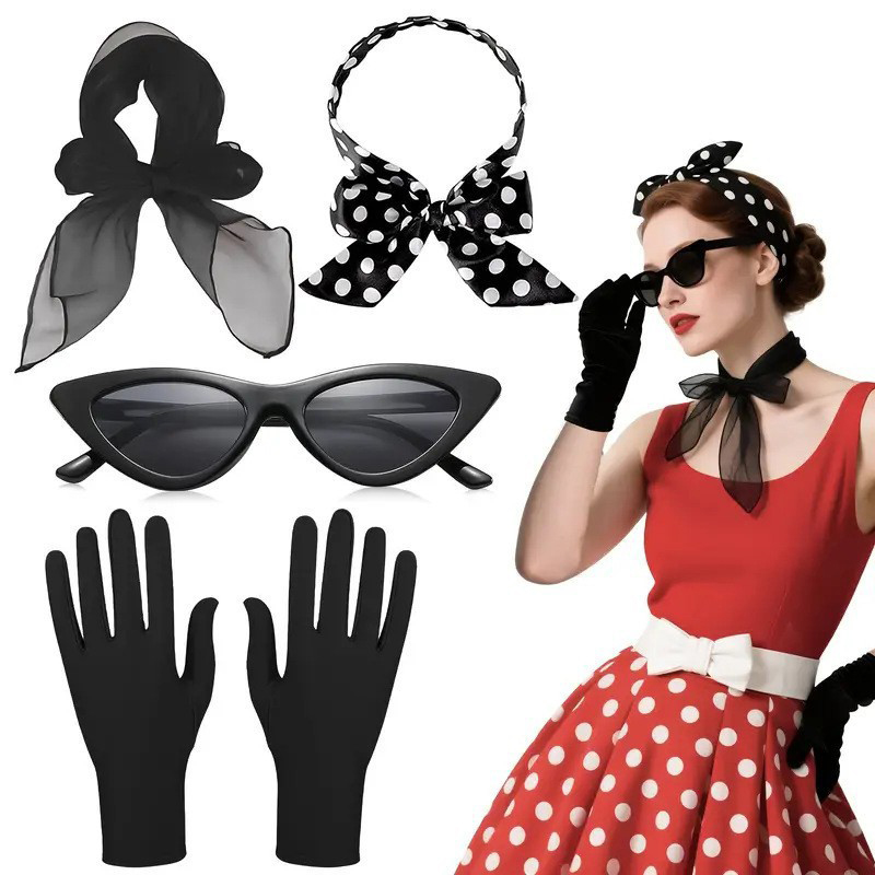 50s Retro Costume Accessories  - огляд і ціна Women'S Fashion Of The 50S