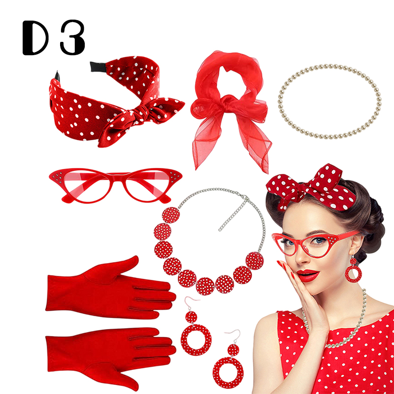 50s Retro Costume Accessories  - огляд і ціна Women'S Fashion Of The 50S